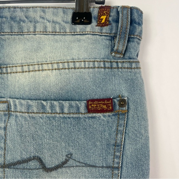 2/$30 7 For All Mankind Distressed Shorts Youth size 16 - Picture 4 of 6